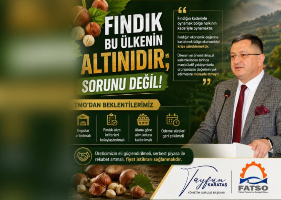 Fındık Bu Ülkenin Altınıdır; Sorunu Değil!