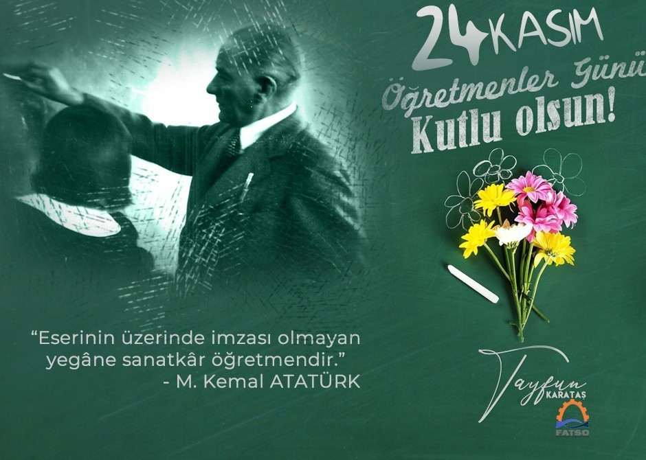 24 Kasım Öğretmenler Günü Kutlama Mesajı