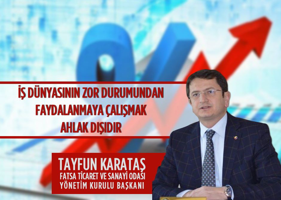 İş Dünyasının Zor Durumundan Faydalanmaya Çalışmak Ahlak Dışıdır